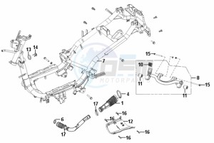 FIDDLE II 50 NEW ENGINE drawing FRAME / ENGINE MOUNT