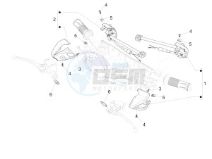 Sprint iGet 125 4T 3V ie ABS (APAC) drawing Selectors - Switches - Buttons