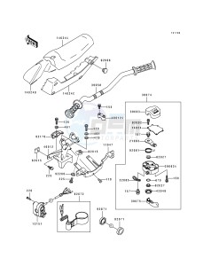 JF 650 B [TS] (B3-B7) [TS] drawing HANDLEBAR-- JF650-B7- -