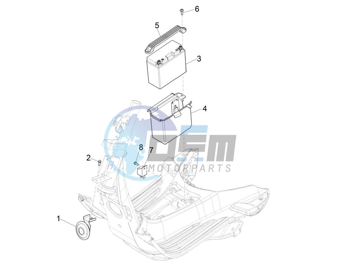 Remote control switches - Battery - Horn