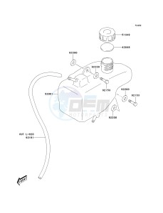 KSF 80 A [KFX80] (A6F) A6F drawing OIL TANK