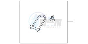 CBR1000RA9 Korea - (KO / ABS HRC) drawing U-LOCK