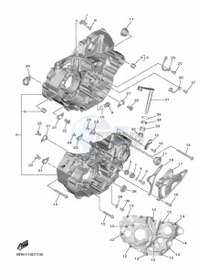 YZ450F (BR96) drawing CRANKCASE