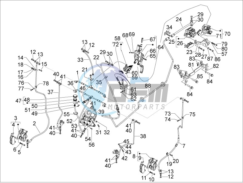 Brakes hose  - Calipers