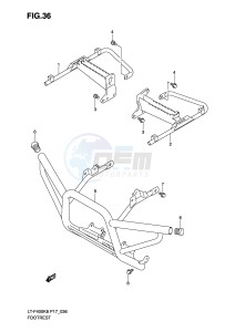 LT-F400 (P17) drawing FOOTREST