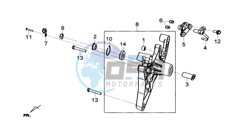 REAR FORK - REAR SUSPENSION