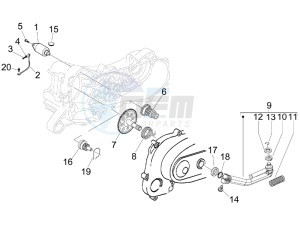 Fly 50 4t drawing Starter - Electric starter