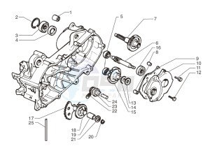 Ark AC 45 Blue-White-Matt Black 50 drawing Rear wheel axle