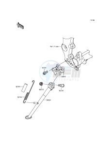 NINJA_ZX-6R ZX636EDF FR GB XX (EU ME A(FRICA) drawing Stand(s)