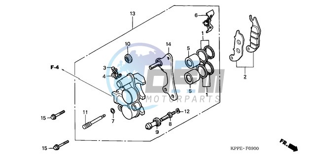 FRONT BRAKE CALIPER