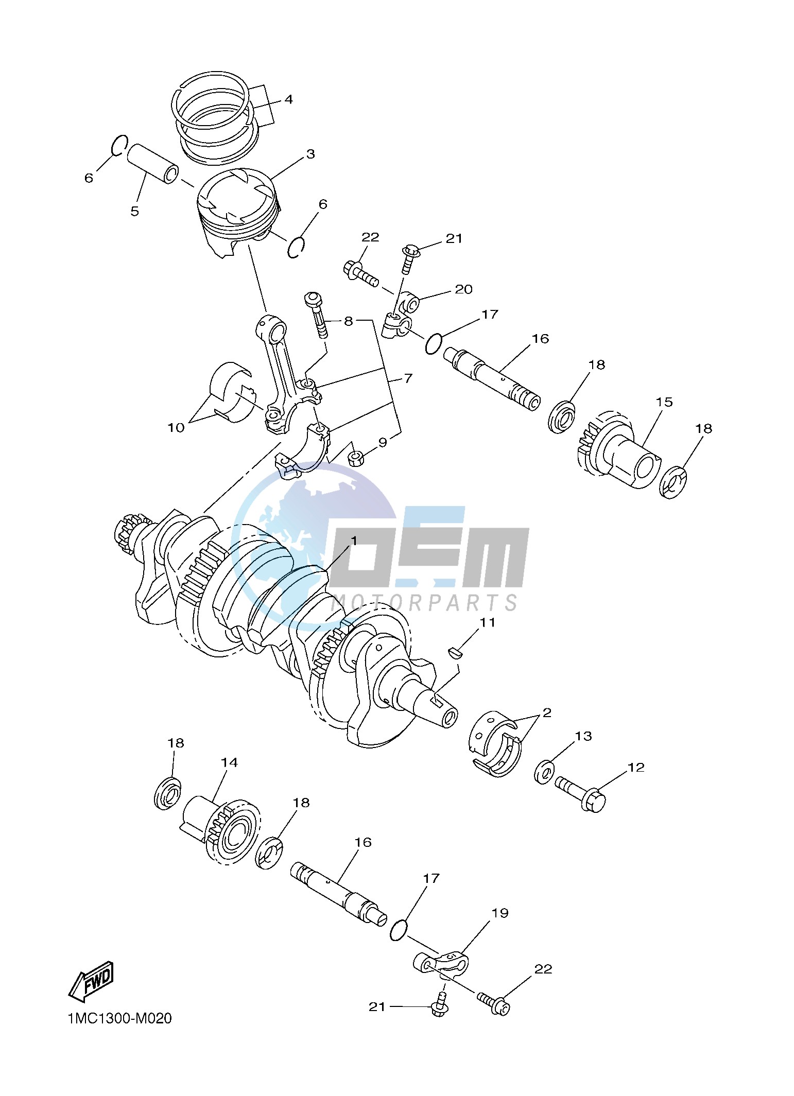 CRANKSHAFT & PISTON