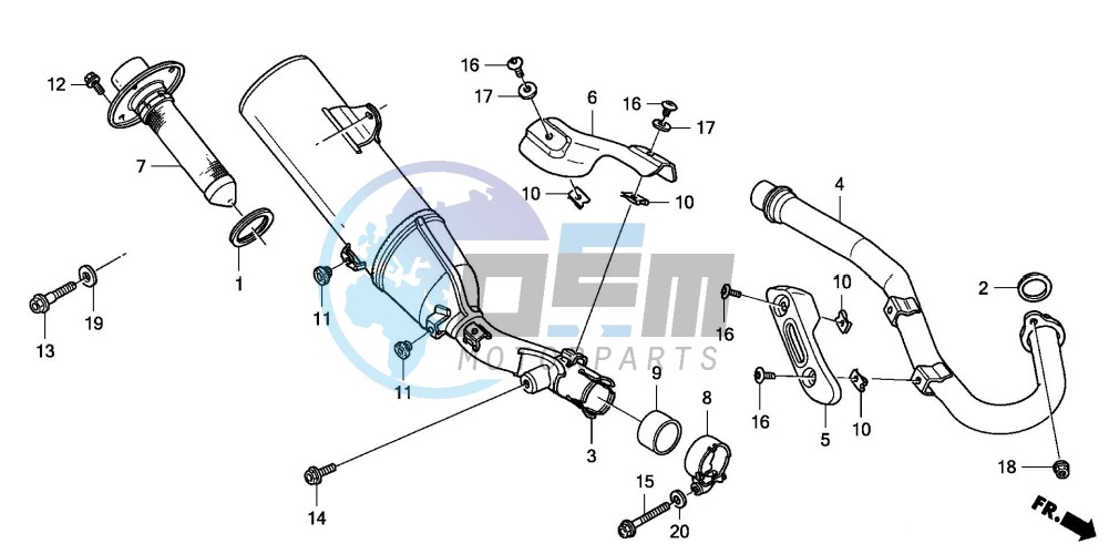 EXHAUST MUFFLER