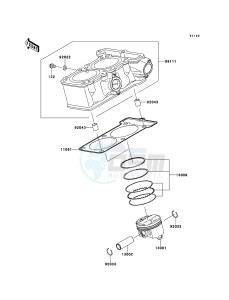 NINJA 250R EX250KBF GB XX (EU ME A(FRICA) drawing Cylinder/Piston(s)