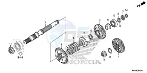 GL1800CF F6C ED drawing FINAL SHAFT