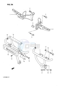 LT230E (E1) drawing FOOTREST