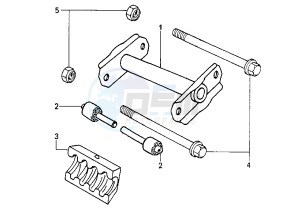 SPEEDFIGHT ARIA - 50 cc drawing SWINGING ARM