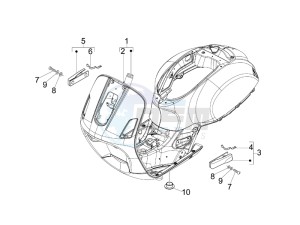 Granturismo 200 L USA drawing Frame - bodywork