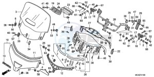 GL1800A SI - (SI) drawing WINDSCREEN