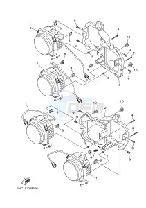 YXZ1000E YXZ10YPXG YXZ1000R EPS (2HC4) drawing HEADLIGHT