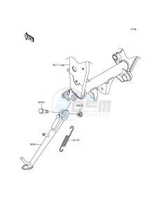 Z800 ZR800CEF UF (UK FA) XX (EU ME A(FRICA) drawing Stand(s)