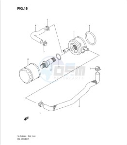 VLR1800 drawing OIL COOLER