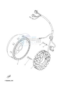 XT660ZA XT660Z ABS TENERE (2BE3 2BE3 2BE3) drawing GENERATOR