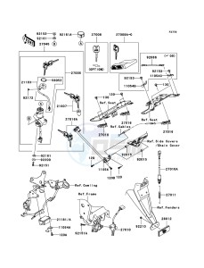 Z750_ABS ZR750M8F GB XX (EU ME A(FRICA) drawing Ignition Switch