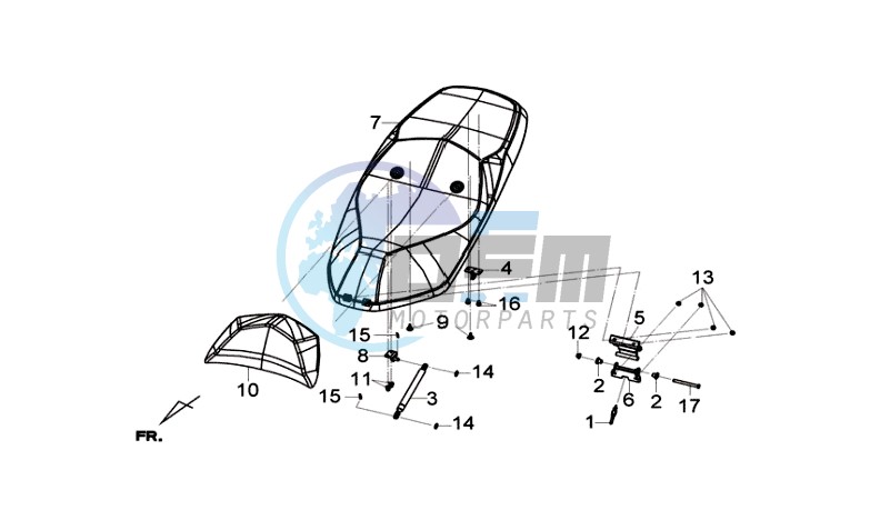 BUDDYSEAT / REAR LUGGAGE FRAME /