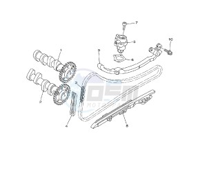 XP T-MAX SV 500 drawing CAMSHAFT AND TIMING CHAIN