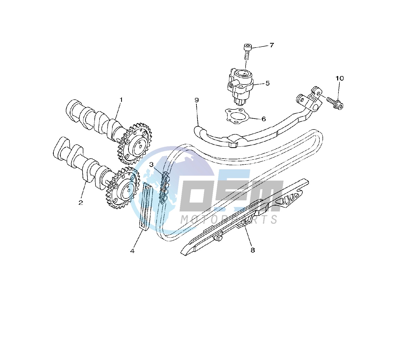 CAMSHAFT AND TIMING CHAIN