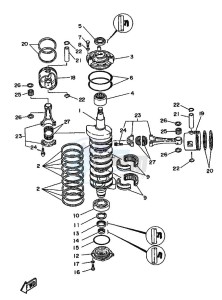 L200A drawing CRANKSHAFT--PISTON