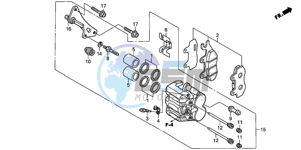 FRONT BRAKE CALIPER