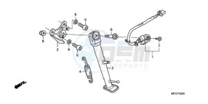 CB600FA9 Spain - (SP / ABS) drawing STAND