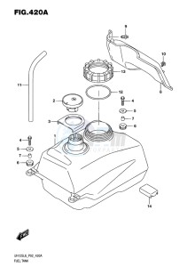 UH125 BURGMAN EU drawing FUEL TANK