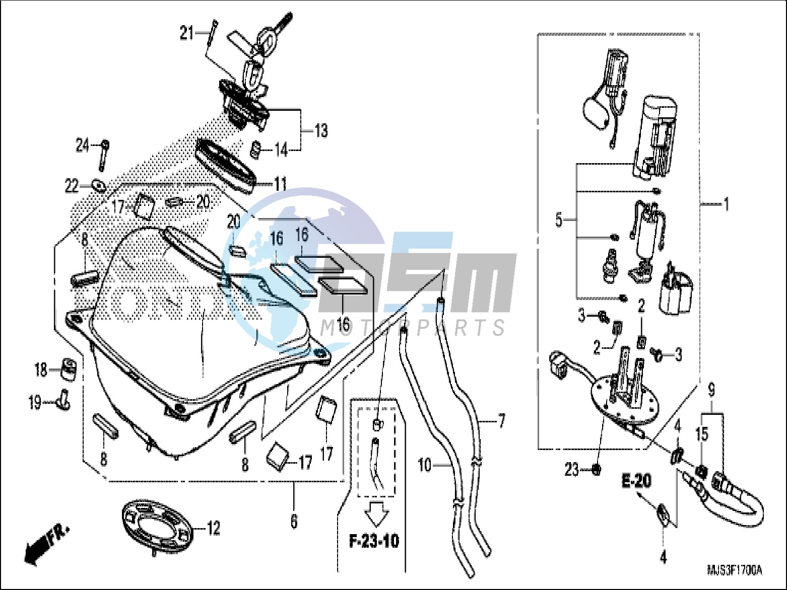 FUEL TANK/FUEL PUMP