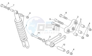 RX 50 drawing Rear Shock absorber