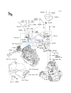 KAF 400 A [MULE 610 4X4] (A6F-AF) A7F drawing CONTROL