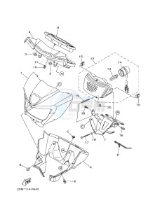 YFM700FWBD YFM70KPXJ KODIAK 700 EPS (B32G) drawing HEADLIGHT 2