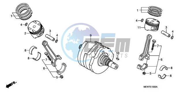 CRANKSHAFT/PISTON