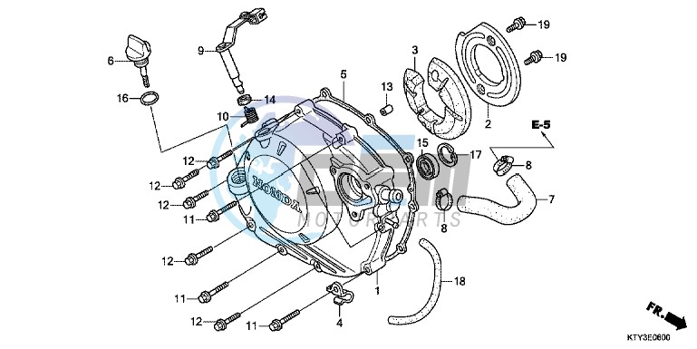 RIGHT CRANKCASE COVER