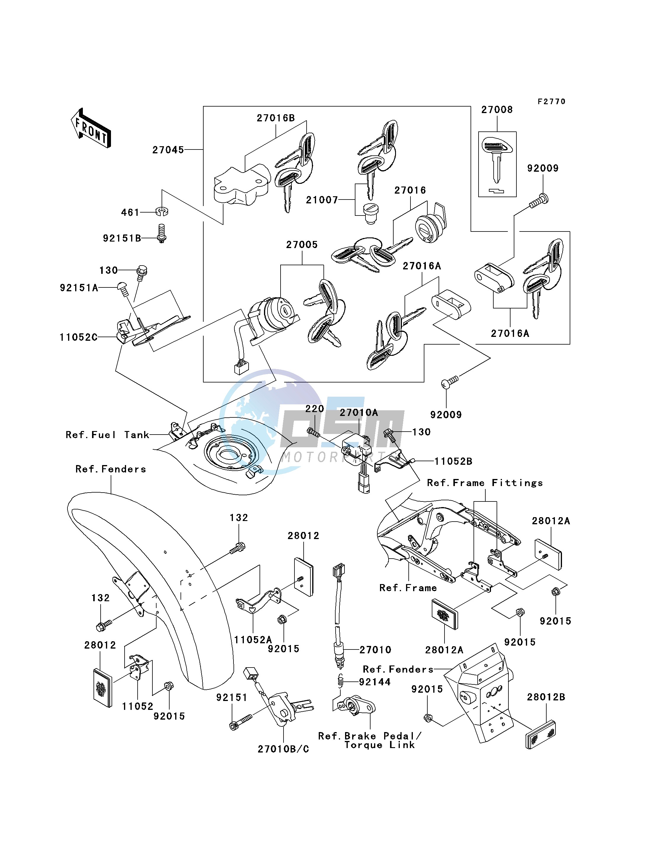 IGNITION SWITCH_LOCKS_REFLECTORS