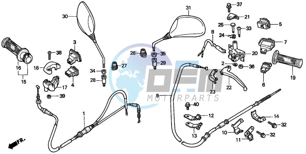 HANDLE LEVER/SWITCH/CABLE (1)