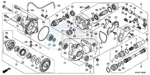 TRX420FPEC drawing FRONT FINAL GEAR