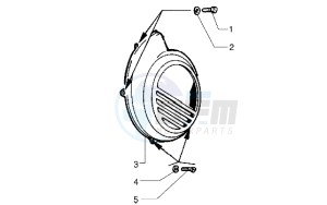 PX 125 E drawing Scroll cover-Engine protection