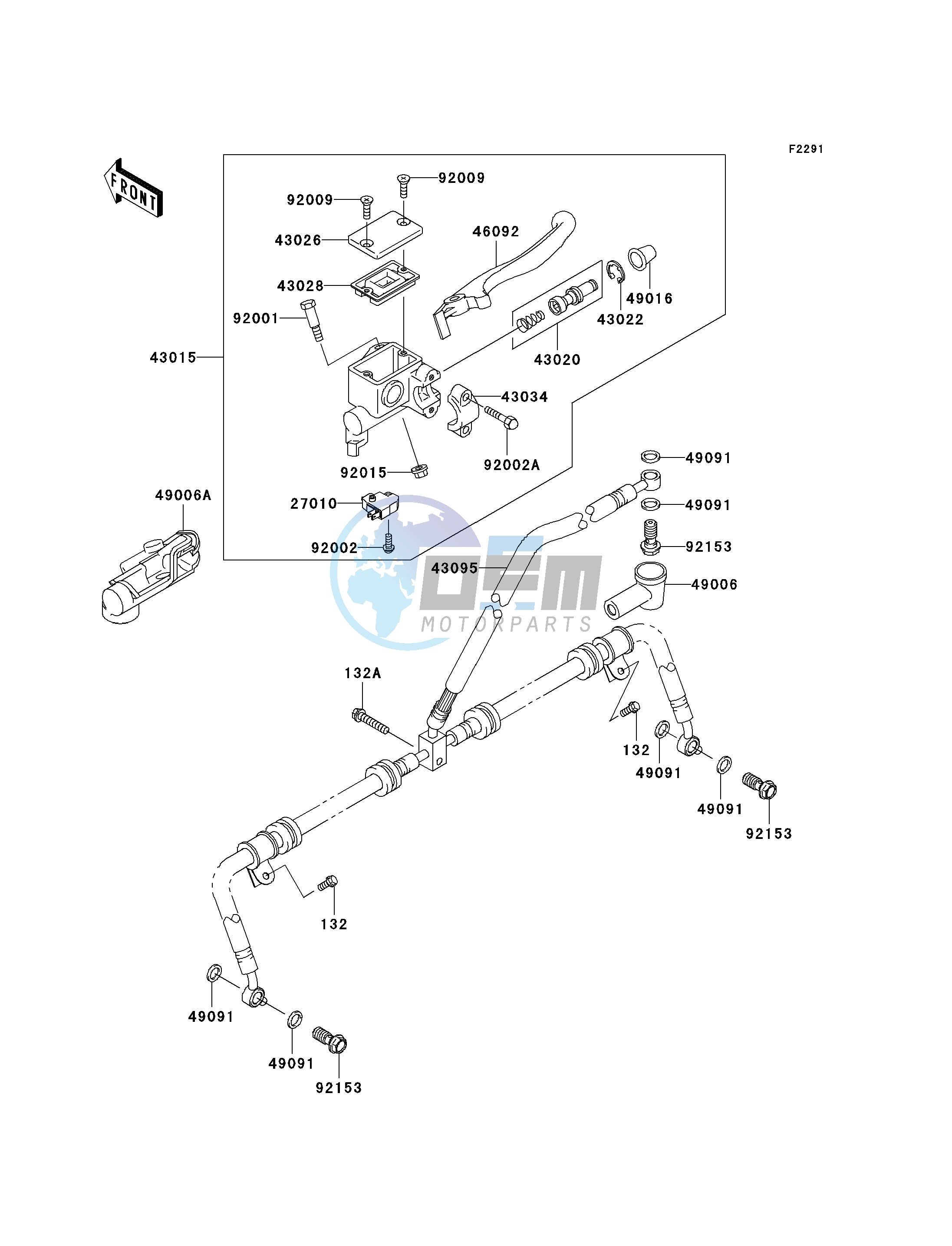 FRONT MASTER CYLINDER