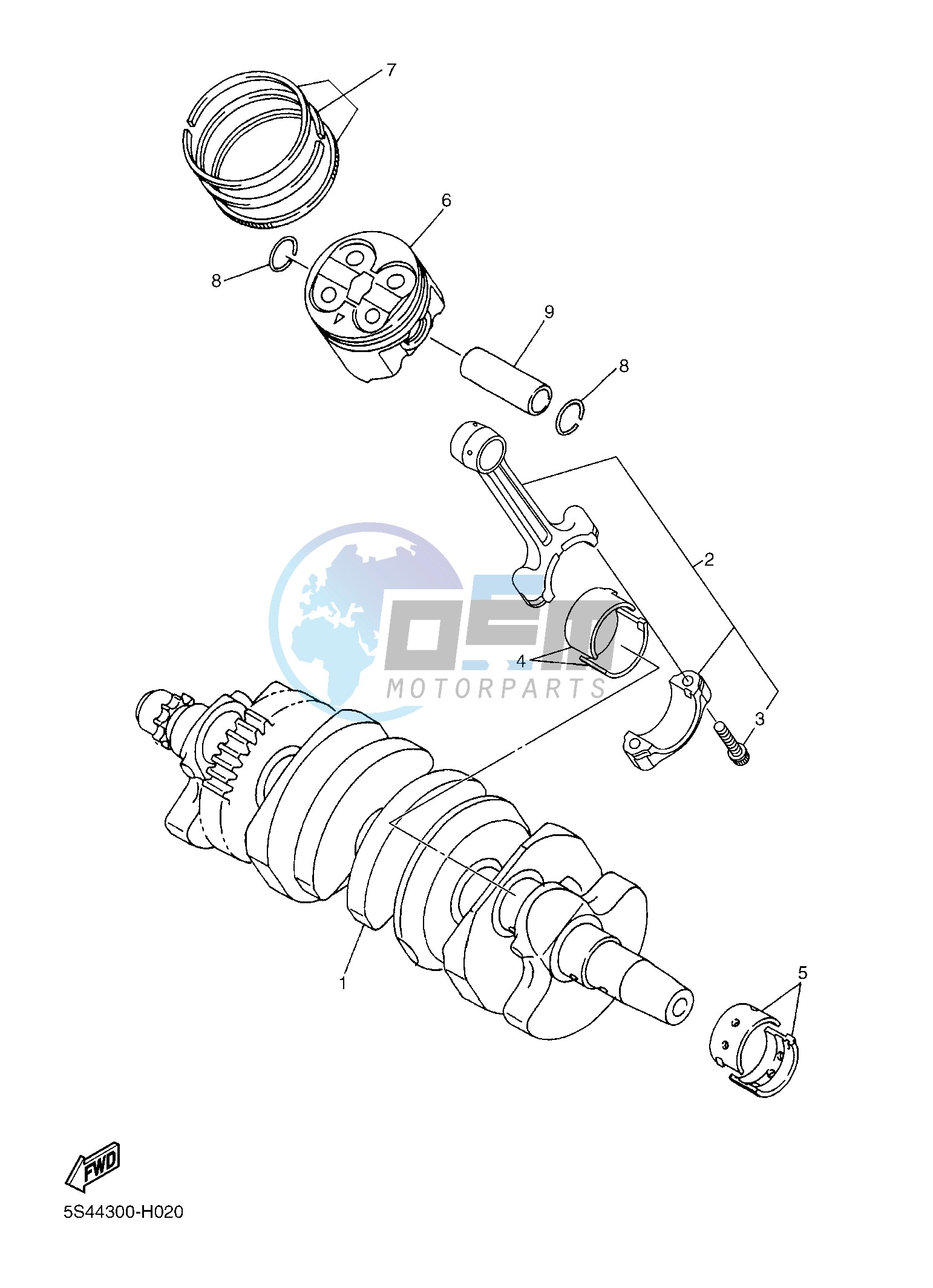 CRANKSHAFT & PISTON