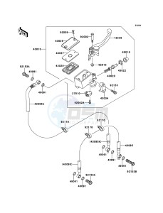 ER-6n ER650A8F GB XX (EU ME A(FRICA) drawing Front Master Cylinder