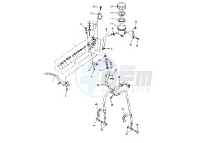 YZF R1 1000 drawing FRONT MASTER CYLINDER 1