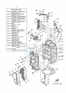 LF250CA drawing CYLINDER--CRANKCASE-1