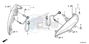 SH300RE SH300RE UK - (E) drawing FRONT WINKER